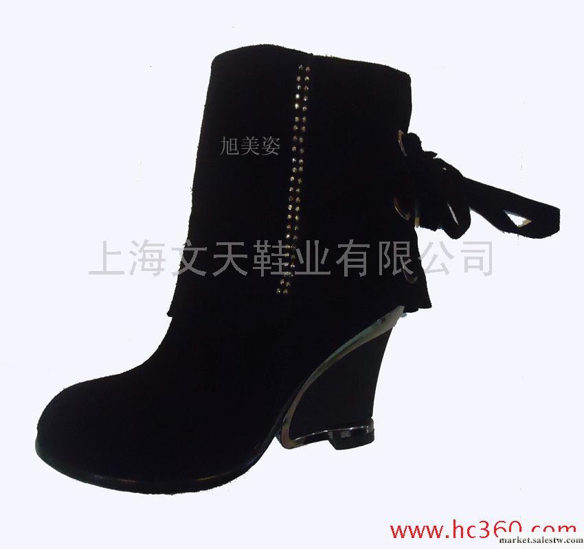 供應中高檔皮女鞋6208-2黑駝色工廠,批發,進口,代購