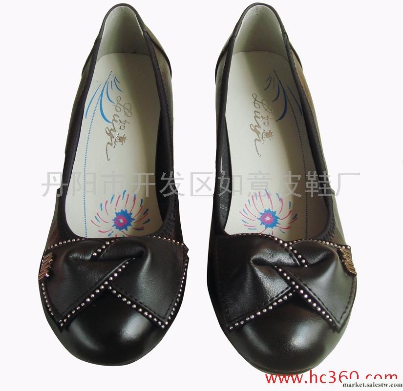 供應上海如意真皮女式皮鞋，女式單鞋，真皮女鞋工廠,批發,進口,代購