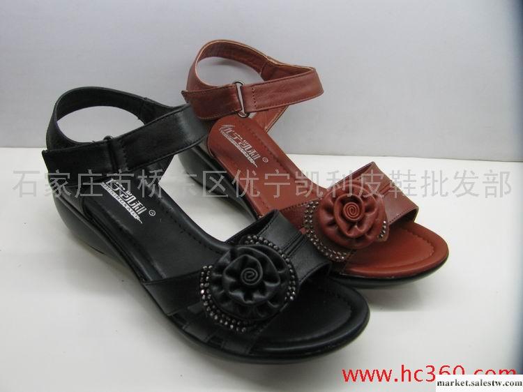 供應民族風尚真皮女涼鞋 休閑魔術貼女鞋 2012夏季新品 優寧凱利7203工廠,批發,進口,代購