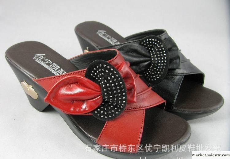 新款高坡底時尚女鞋 超舒適大方腳趾鞋 優寧凱利603工廠,批發,進口,代購