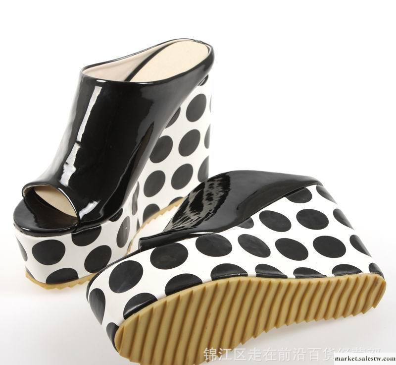 2012時尚，甜美超高跟坡跟涼拖女鞋女鞋工廠,批發,進口,代購