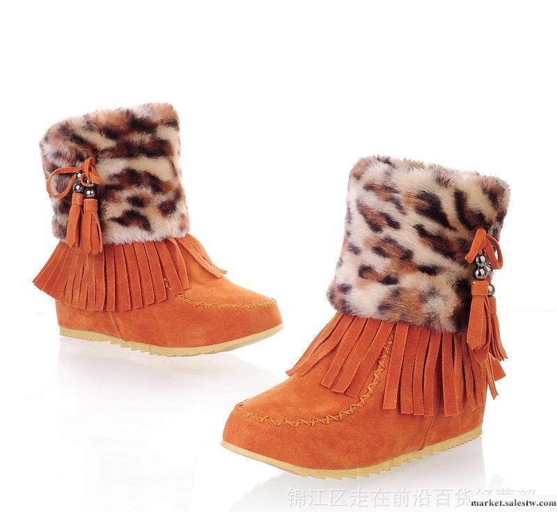 2012秋季新款平底中筒毛毛靴 內增高 短筒靴子 雪地靴 成都女鞋工廠,批發,進口,代購