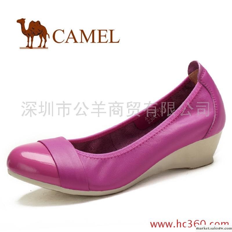 【天貓新風尚】camel 駱駝 新款 女鞋 時尚絢麗休閑鞋 坡跟單鞋工廠,批發,進口,代購