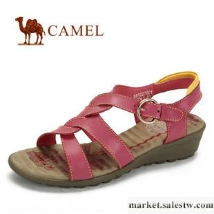 供應CAMEL 駱駝 女鞋 2012夏季新款女涼鞋 時尚坡跟 8涼鞋批發・進口・工廠・代買・代購