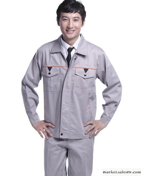 供應滕子088夾克式工作服/全棉工作服制定/韓版一粒扣西服/上海服裝廠工廠,批發,進口,代購