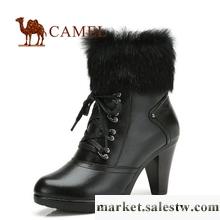 供應camel 駱駝 女鞋 魅力熟女 高跟女款短靴 2012秋冬新品 81504工廠,批發,進口,代購