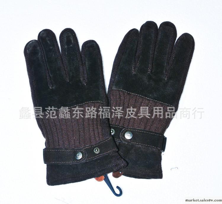 2012男式豬皮手套 二合一時尚韓版騎車休閑戶外運動加厚絨里保暖工廠,批發,進口,代購