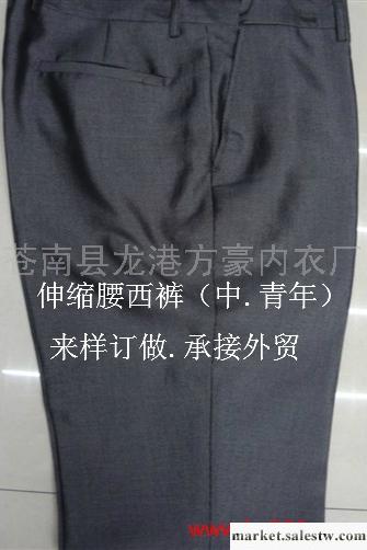 供應斯伯利R80065韓版伸縮腰西褲工廠,批發,進口,代購