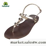 供應Ned.Nedy 2012新品 布面扣帶女鞋 蝴蝶結平跟涼鞋63N2506工廠,批發,進口,代購
