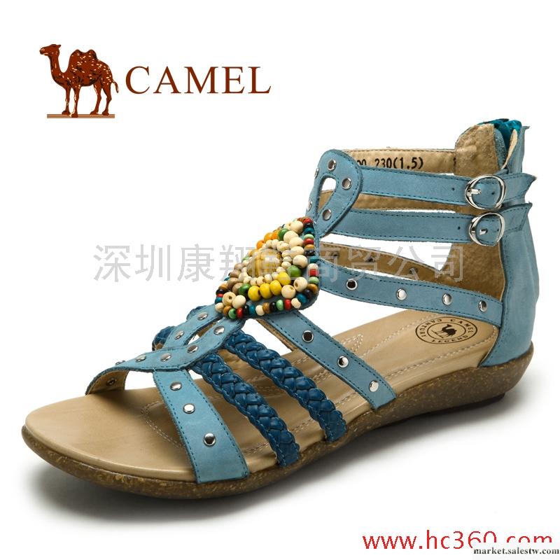 camel 駱駝 女鞋 羅馬風格 藏珠時尚休閑女涼鞋工廠,批發,進口,代購