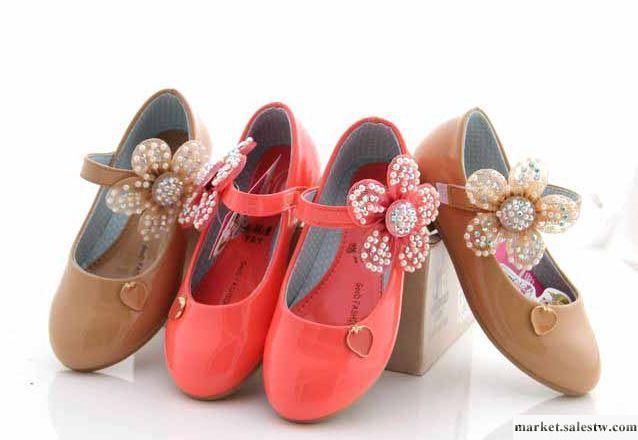 亞超童933花朵草莓公主鞋韓版童鞋單鞋31-36內長17.5-21CM工廠,批發,進口,代購