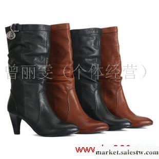 供應 百麗 專柜正品 中筒牛皮 高跟鞋 女鞋bvb61工廠,批發,進口,代購