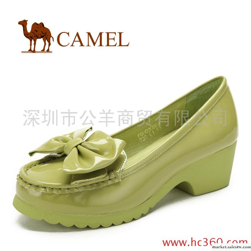 【天貓新風尚】camel 駱駝 女鞋 優雅蝴蝶結 甜美時尚休閑女鞋工廠,批發,進口,代購