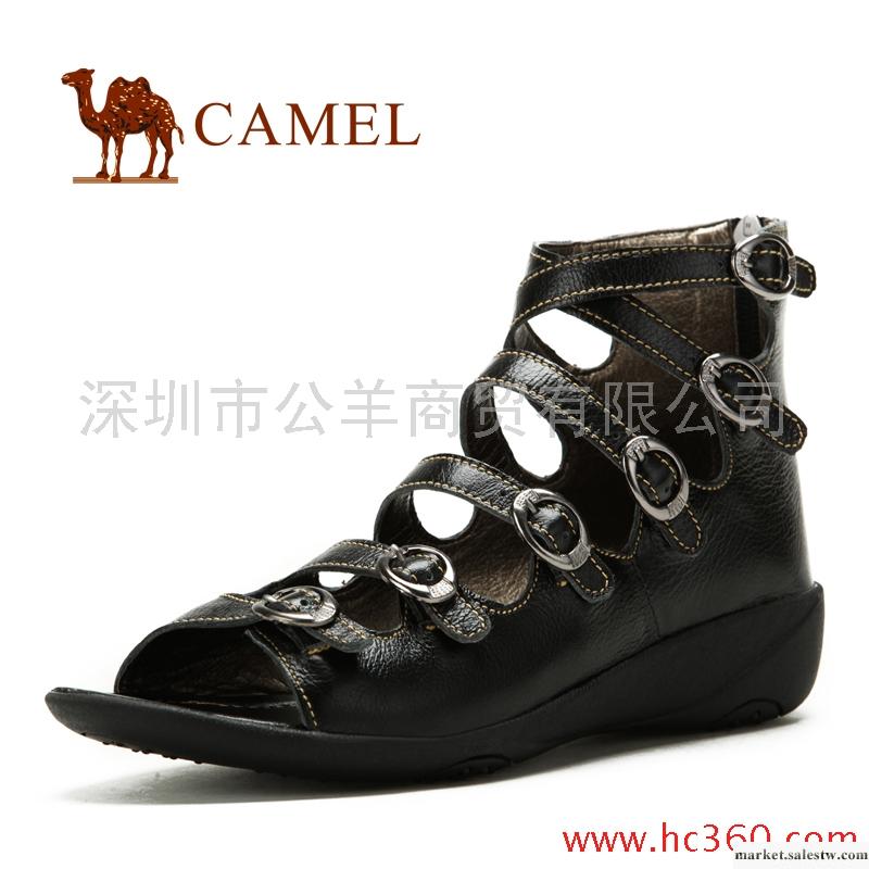 【天貓新風尚】camel 駱駝 女鞋 羅馬風格 時尚休閑女涼鞋 2012工廠,批發,進口,代購