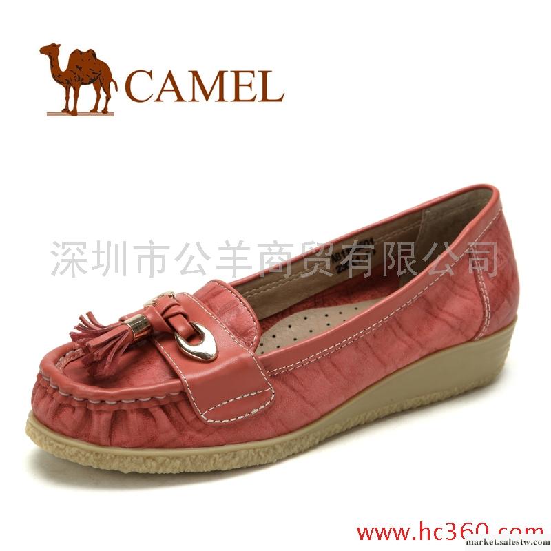 【天貓新風尚】camel 駱駝 2012新款 女鞋 真皮頭層皮時尚休閑工廠,批發,進口,代購