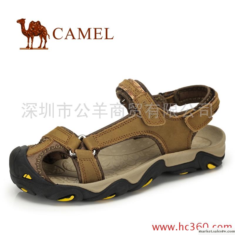 【天貓新風尚】camel 駱駝 女鞋 2012夏款 真皮休閑沙灘女涼鞋工廠,批發,進口,代購