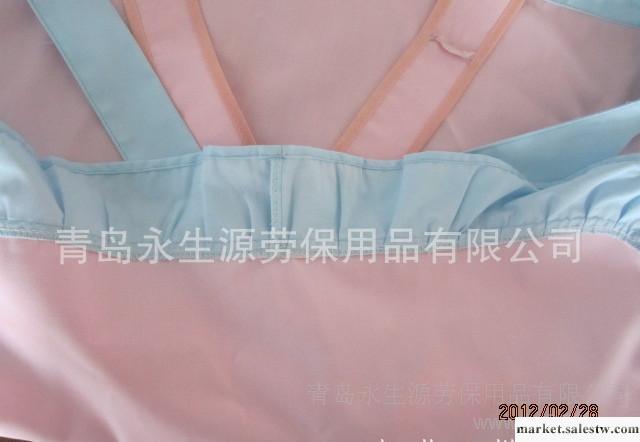 T/C 65/35 細斜紋 褶邊 韓版淑女 圍裙工廠,批發,進口,代購