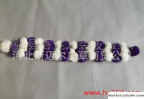 2011韓版爆款白紫色44球冬季保暖圍巾工廠,批發,進口,代購