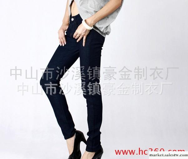 淘寶網批發2012韓版春季女式藍色牛仔鉛筆褲給情人節的她工廠,批發,進口,代購
