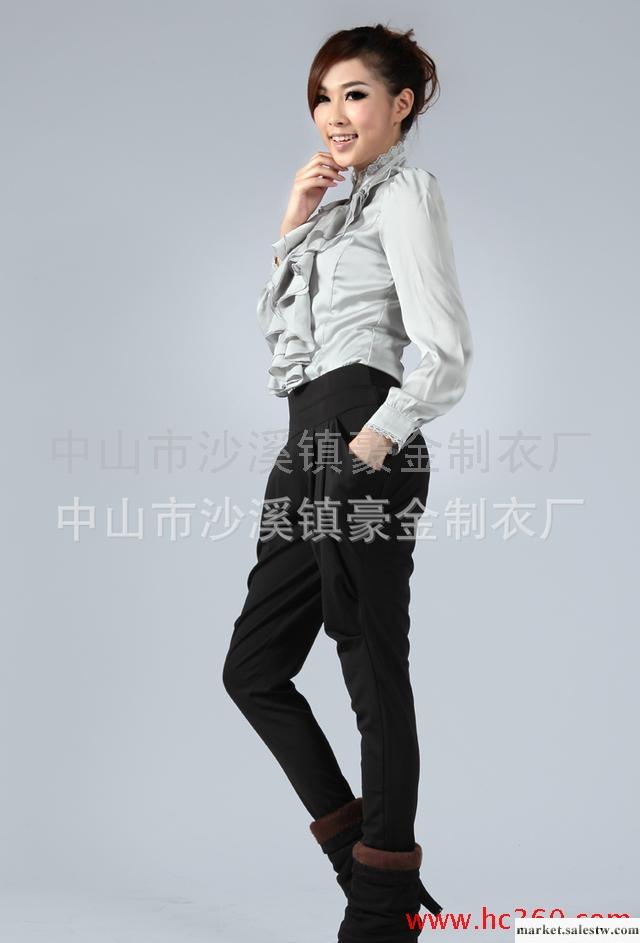 2012年豪金韓版高端時尚純情哈倫褲歡迎新老客戶來圖加工定做。工廠,批發,進口,代購