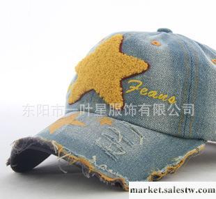 2012新品 韓版爆款親子帽寶寶帽棒球帽 手工刺繡五角星帽子批發工廠,批發,進口,代購