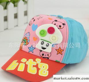 夏季新品 韓版卡通寶寶帽兒童帽 鴨舌棒球帽字母帽男女童帽批發工廠,批發,進口,代購