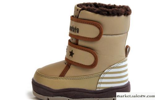批發2011最新HM韓版童雪地靴 時尚保暖真皮童靴1106-DH004紅色工廠,批發,進口,代購