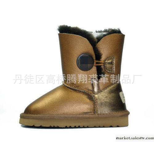 批發5991單扣皮毛一體兒童雪地靴 童鞋 冬靴 女鞋 雪地鞋 防水金工廠,批發,進口,代購