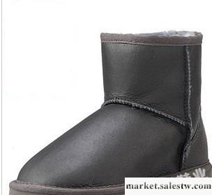 廠家批發 5854皮毛一體防水雪地靴 金屬灰色 金屬黑色 男女鞋工廠,批發,進口,代購