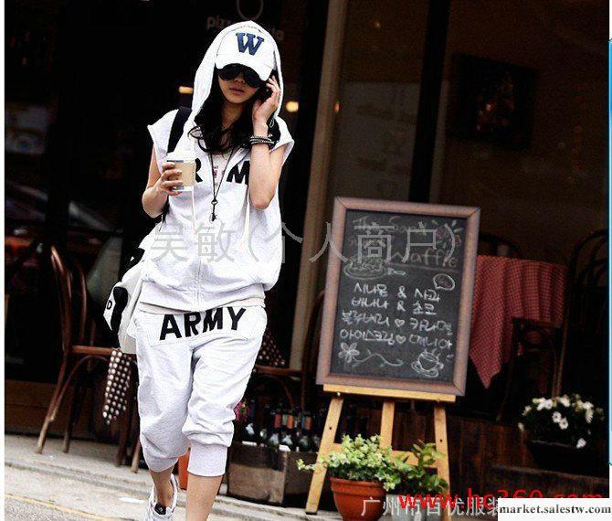 525韓版ARMY拉鏈開衫+中褲工廠,批發,進口,代購