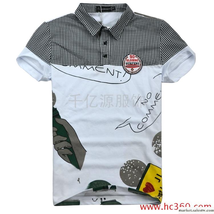 供應鑫馬酷衣211211男式T恤，翻領T恤，高級印花T恤，韓版T恤工廠,批發,進口,代購