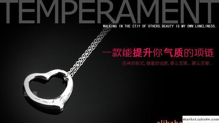 （項鏈批發）韓版 春季百搭明星最愛心扉項鏈 編碼：XL0113工廠,批發,進口,代購