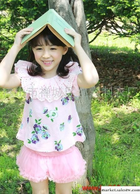 【pinkideal精品】熱銷童T恤印花飛翼韓版T 粉色 專業女童T恤批發・進口・工廠・代買・代購