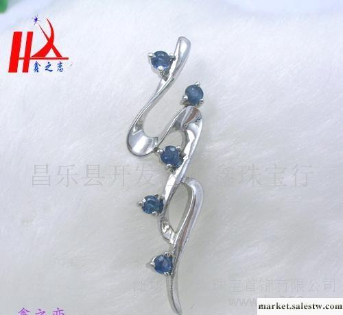 925銀飾品珠寶首飾批發 水晶寶石 藍寶石胸針 流星雨 時尚 韓版工廠,批發,進口,代購