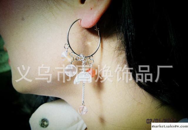 批發  最新流行韓版  琉璃衛星鉆  合金  耳環_1工廠,批發,進口,代購