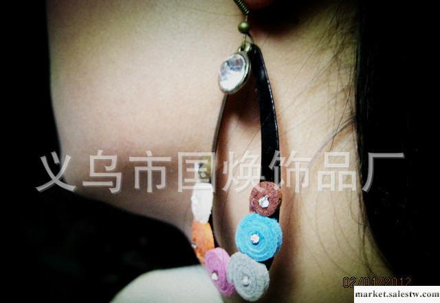 批發 最新流行2012韓版 韓國絨 手工 水鉆 耳環工廠,批發,進口,代購