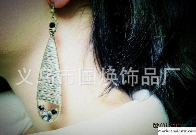 批發  最新流行韓版  手工 編織水鉆  復古 耳環工廠,批發,進口,代購