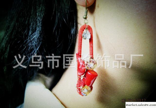 批發  最新流行韓版  天然石珊瑚    珍珠   水晶 耳環工廠,批發,進口,代購