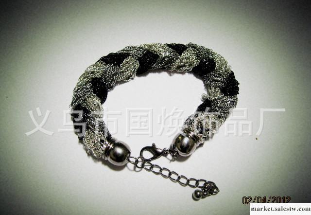 批發  最新流行2012韓版 手工編織 鏈條 手鏈工廠,批發,進口,代購