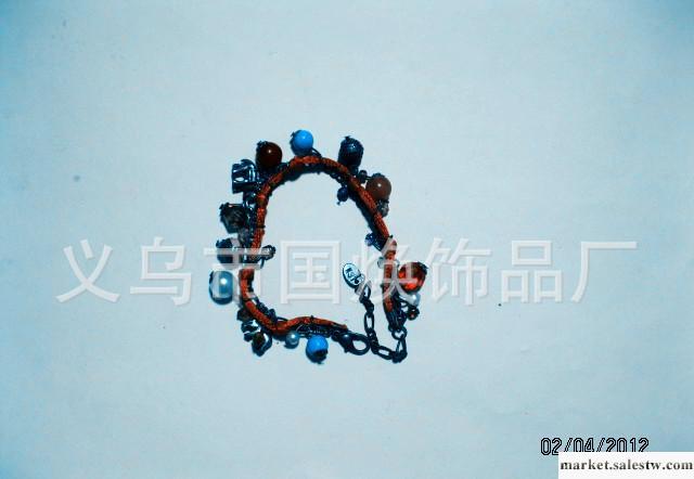 批發  最新流行2012韓版  合金 松石 仿珍珠手鏈 玻璃珠工廠,批發,進口,代購
