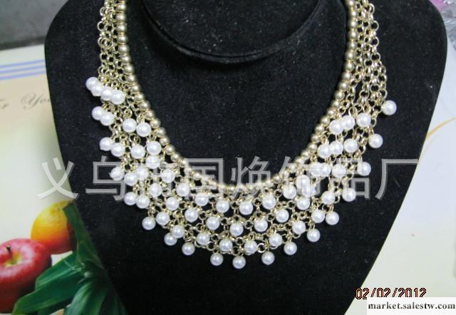 批發 【最新流行2012】仿珍珠 項鏈 短鏈 韓版工廠,批發,進口,代購