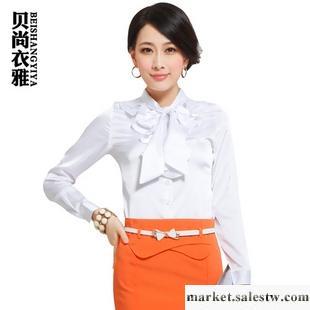 供應思依CC0032012韓版OL氣質長袖女襯衫工廠,批發,進口,代購