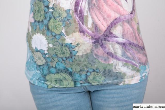 夏季新品韓版T恤短袖女款印花修身女式夏裝女士新款女裝女森女批發・進口・工廠・代買・代購