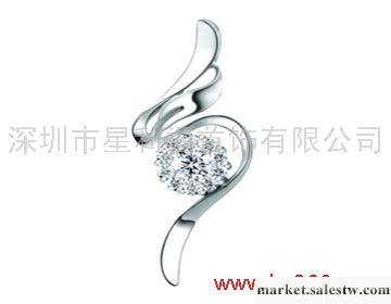 供應韓版項鏈桃心鋯石項鏈吊墜合金項鏈精美飾品項鏈工廠,批發,進口,代購