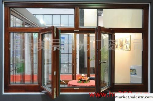 供應美晨IV68歐式純實木窗-對開窗 高檔實木門窗 別墅門窗工廠,批發,進口,代購