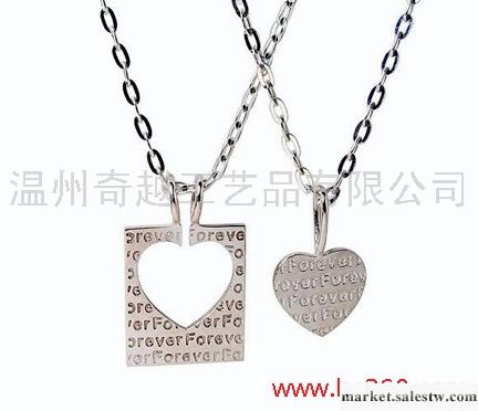 供應二合一情侶項鏈，韓版項鏈定制，各類時尚項鏈。精美韓版合金項鏈工廠,批發,進口,代購