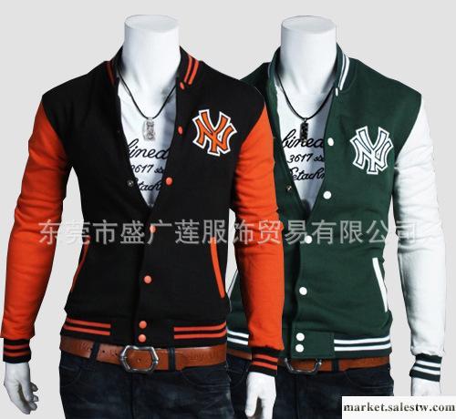 批發新款秋裝熱銷款 時尚韓版運動休閑棒球服男士外套夾克工廠,批發,進口,代購