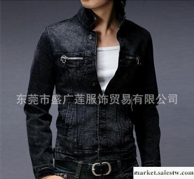 批發新款時尚  休閑商城品質男士潮爆韓版修身夾克外套牛仔衣工廠,批發,進口,代購