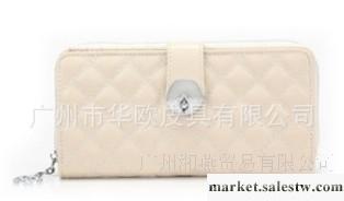 廣州獅嶺小包 2012新款ZA 精致韓版女款錢夾手抓包 菱格紋錢包工廠,批發,進口,代購