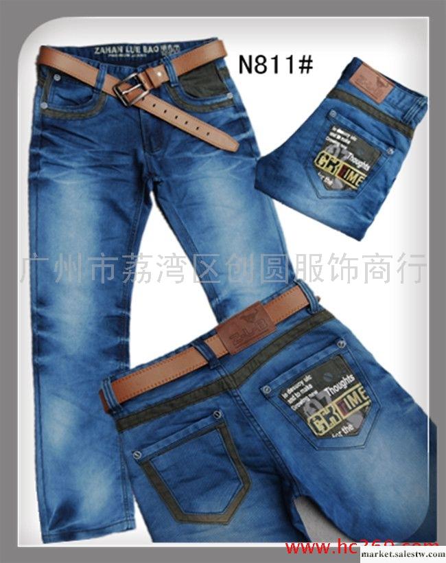 供應廠家牛仔褲N811 韓版直筒 水洗低價男士牛仔褲 一件代發工廠,批發,進口,代購